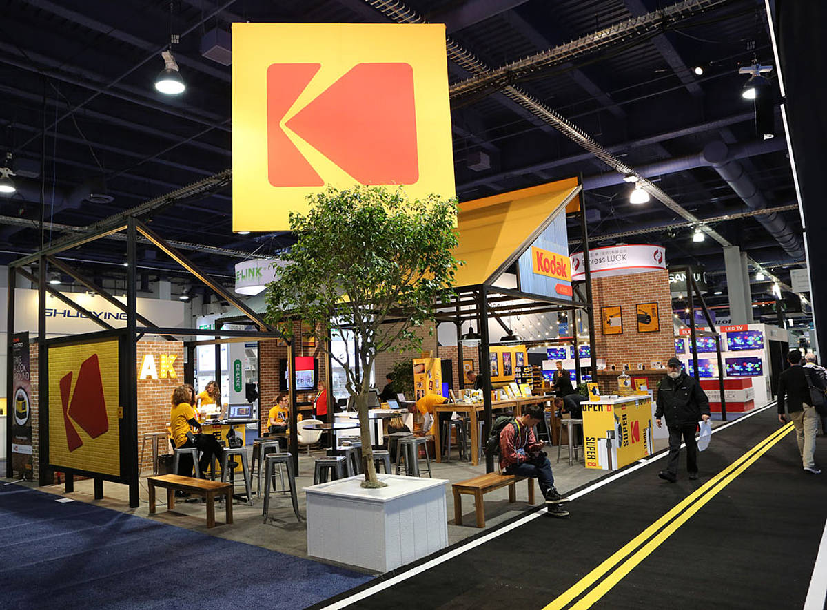 Stand Kodak CES 2016 - Initiative de renaissance du Super 8